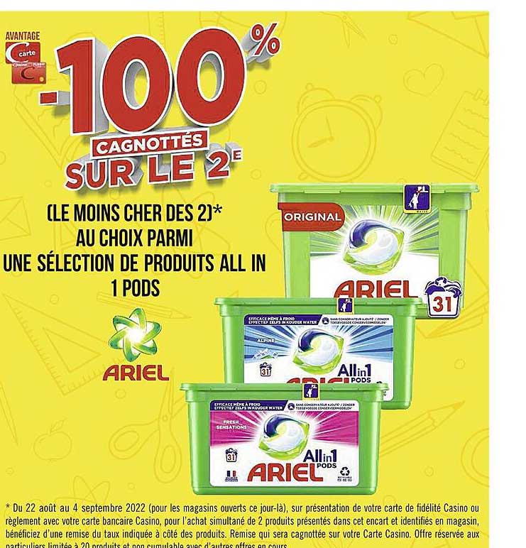 produits all in 1 pods ariel