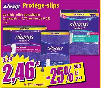 protège-slips always