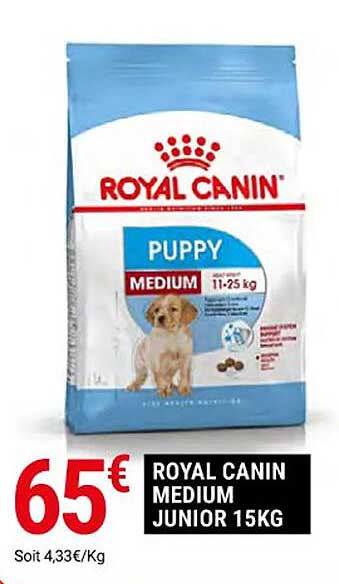royal canin medium junior 15 kg