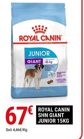 royal canin shn giant junior 15 kg