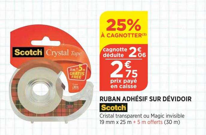 Ruban Adhésif Sur Dévidoir Scotch