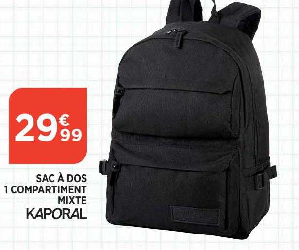 Sac à Dos 1 Compartiment Mixte Kaporal