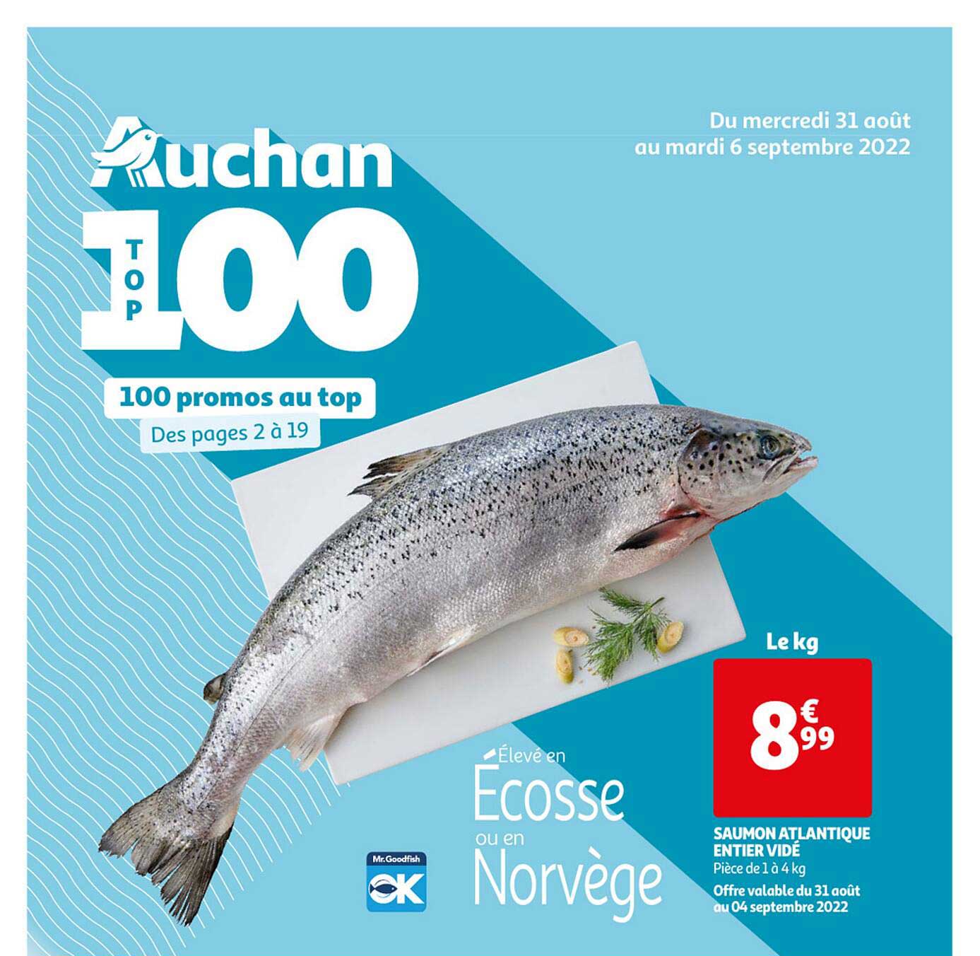 Saumon Atlantique Entier Vidé