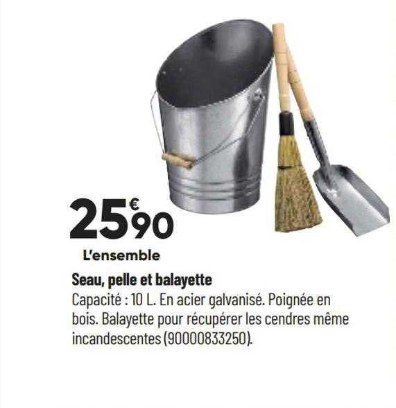 Seau, Pelle Et Balayette