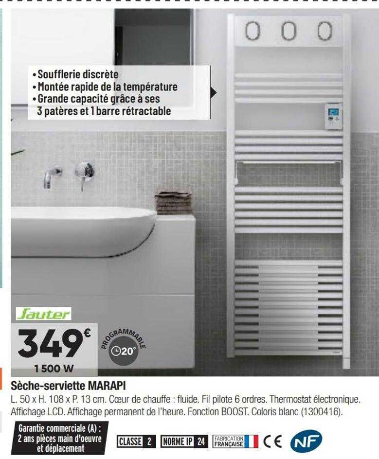 sèche-serviette marapi sauter