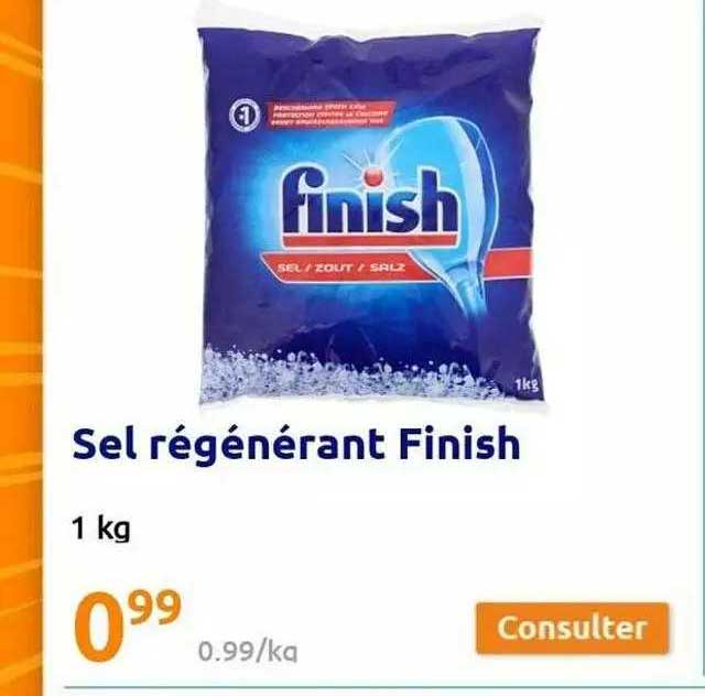 sel régénérant finish