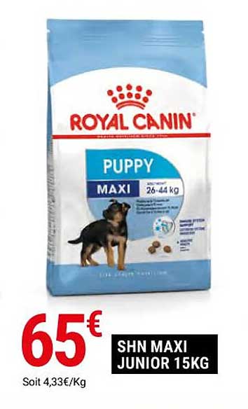 shn max junior 15 kg royal canin