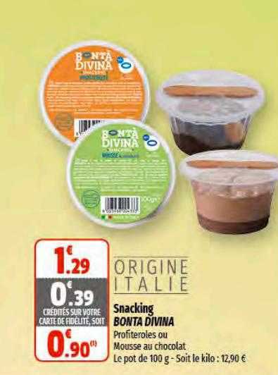 snacking bonta divina