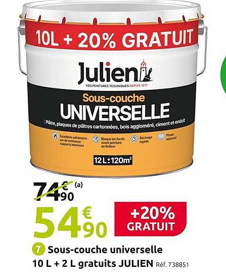 sous-couche universelle julien