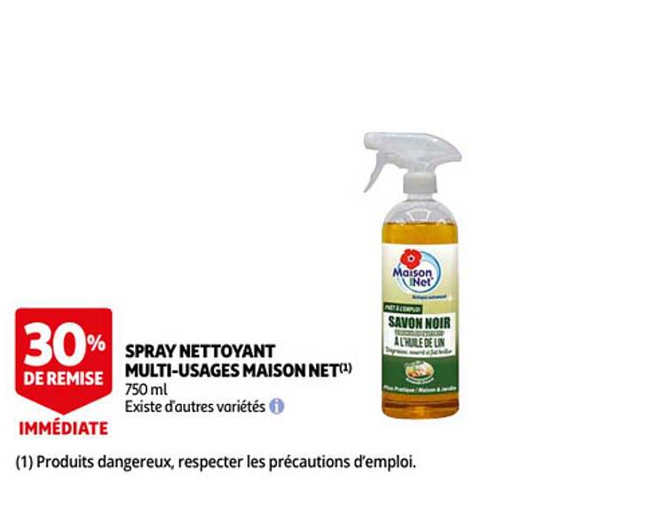 spray nettoyant multi-usages maison net