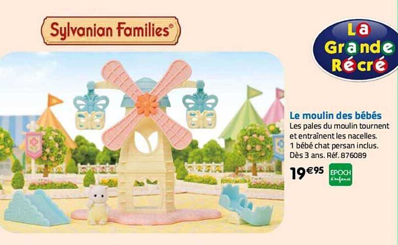 sylvanian families le moulin des bébés
