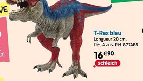 t-rex bleu