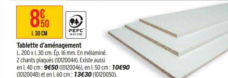 Tablette D'aménagement