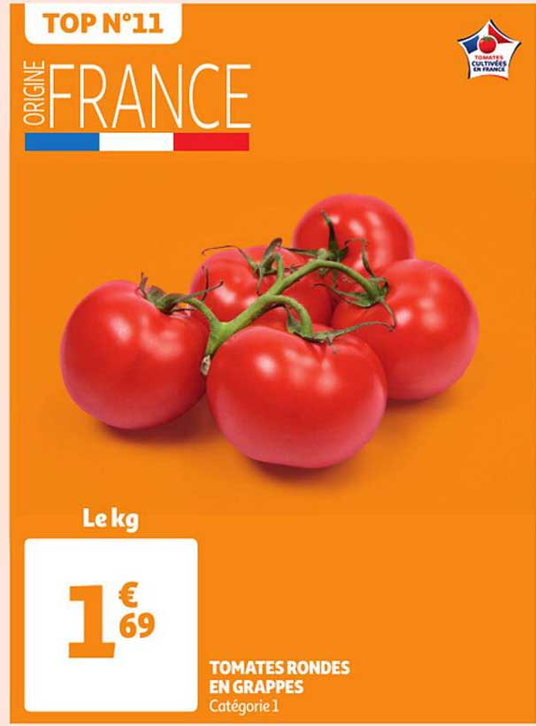 Tomates Rondes En Grappes