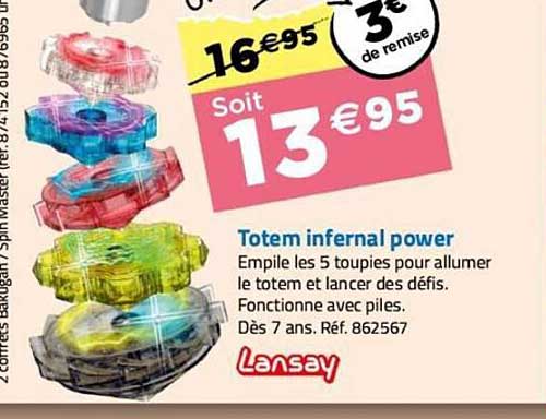 totem infernal power lansay