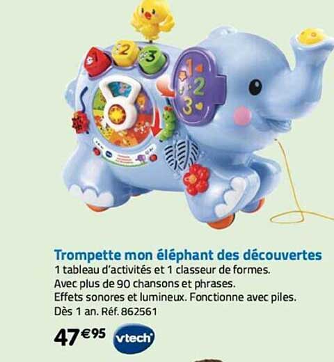 Trompette Mon éléphant Des Découvertes