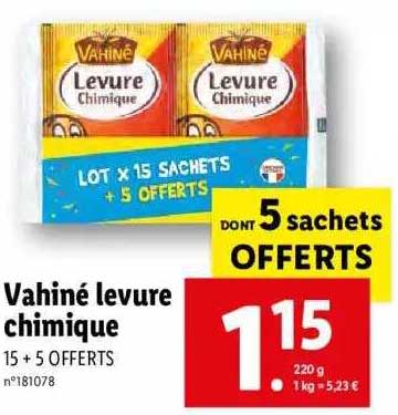 vahiné levure chimique