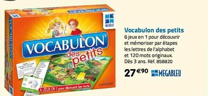 vocabulon des petits megableu