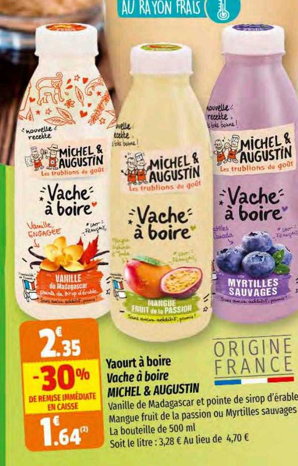 Yaourt à Boire Vache à Boire Michel & Ausgustin