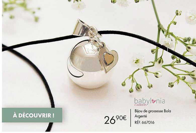 bijou de grossesse bola argenté babylonia