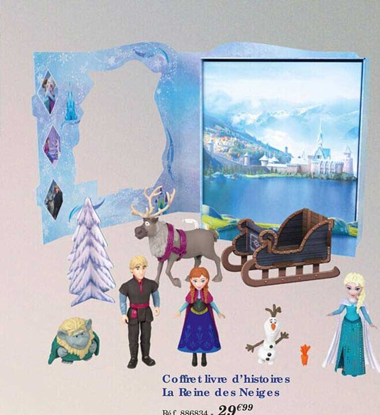 coffret livre d'histoires la reine des neiges
