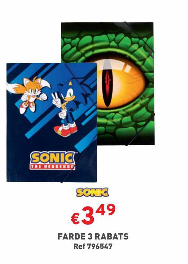 Farde 3 Rabats Sonic