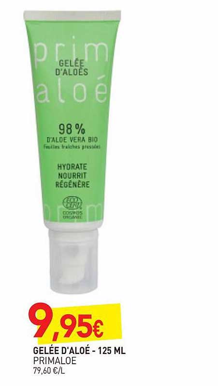 gelée d'aloé primaloe - 125ml