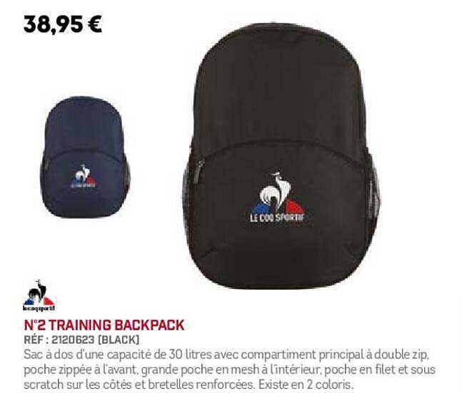 le coq sportif n°2 training backpack