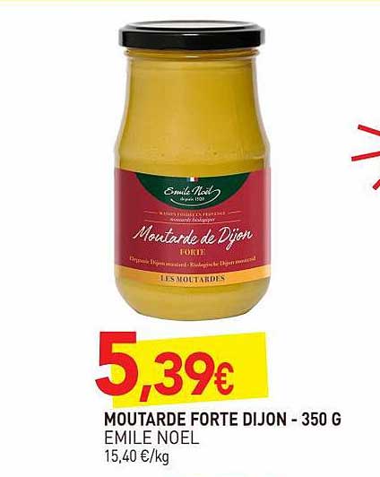 moutarde forte dijon émile noël - 350 g
