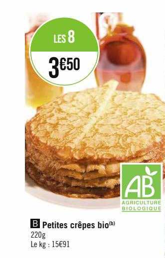 petites crêpes bio