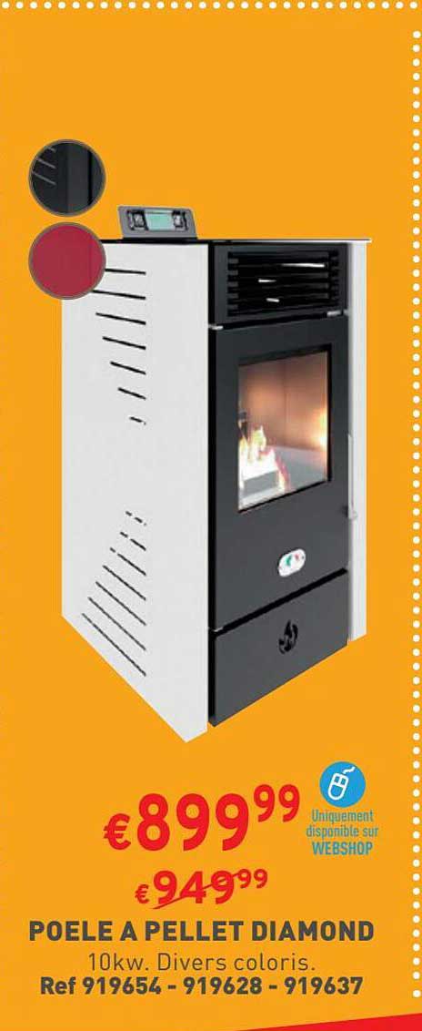 poêle à pellet diamond