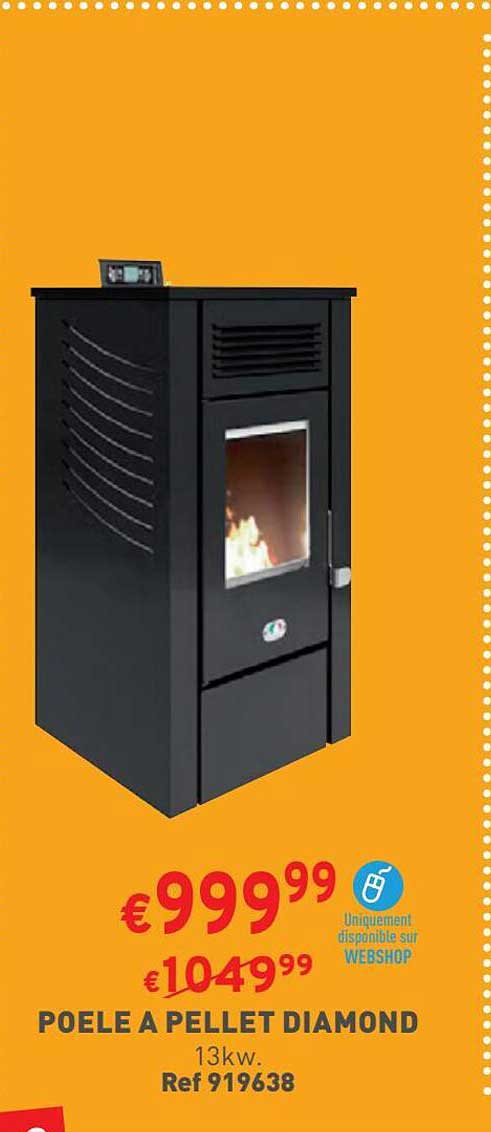 poêle à pellet diamond