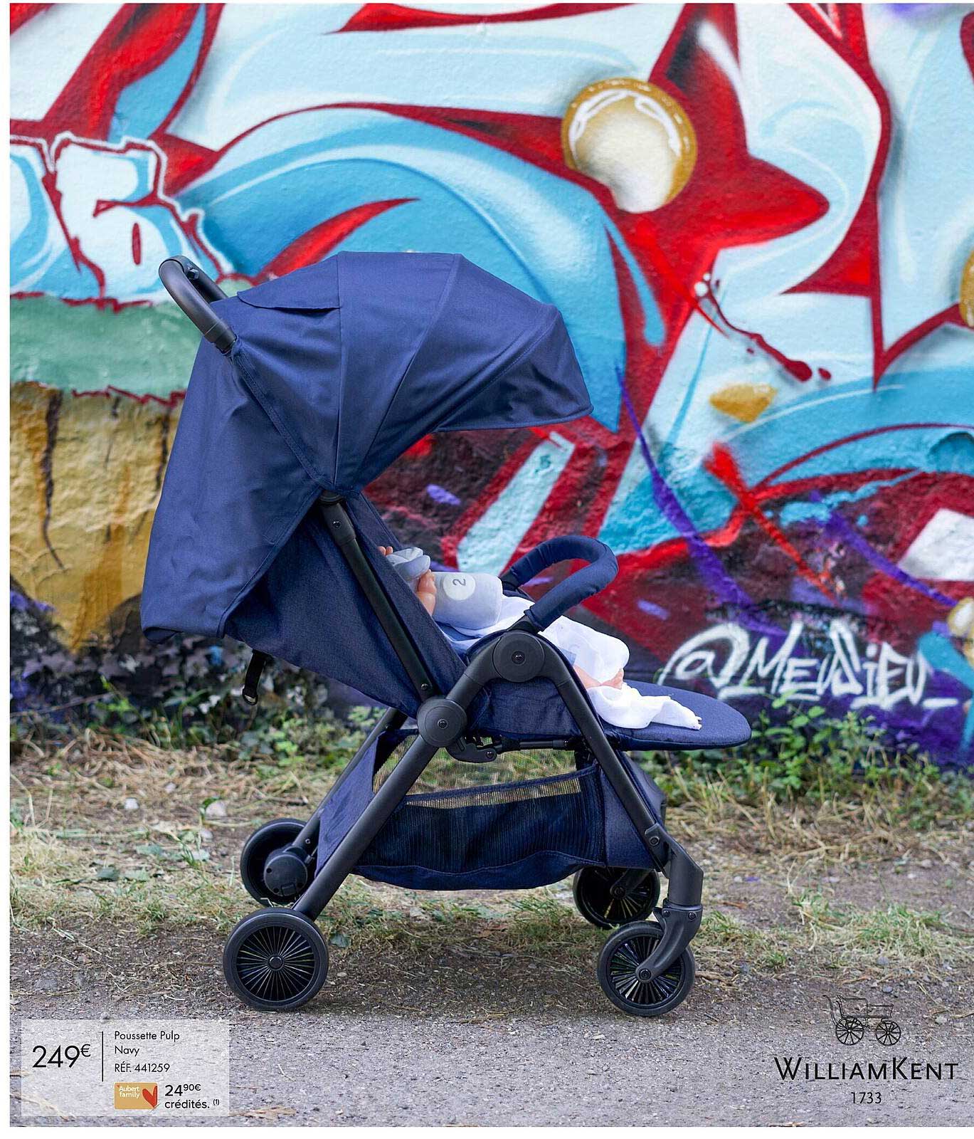 poussette pulp navy william kent