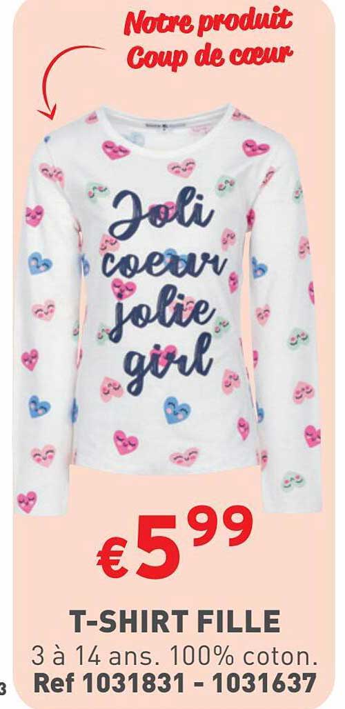 t-shirt fille