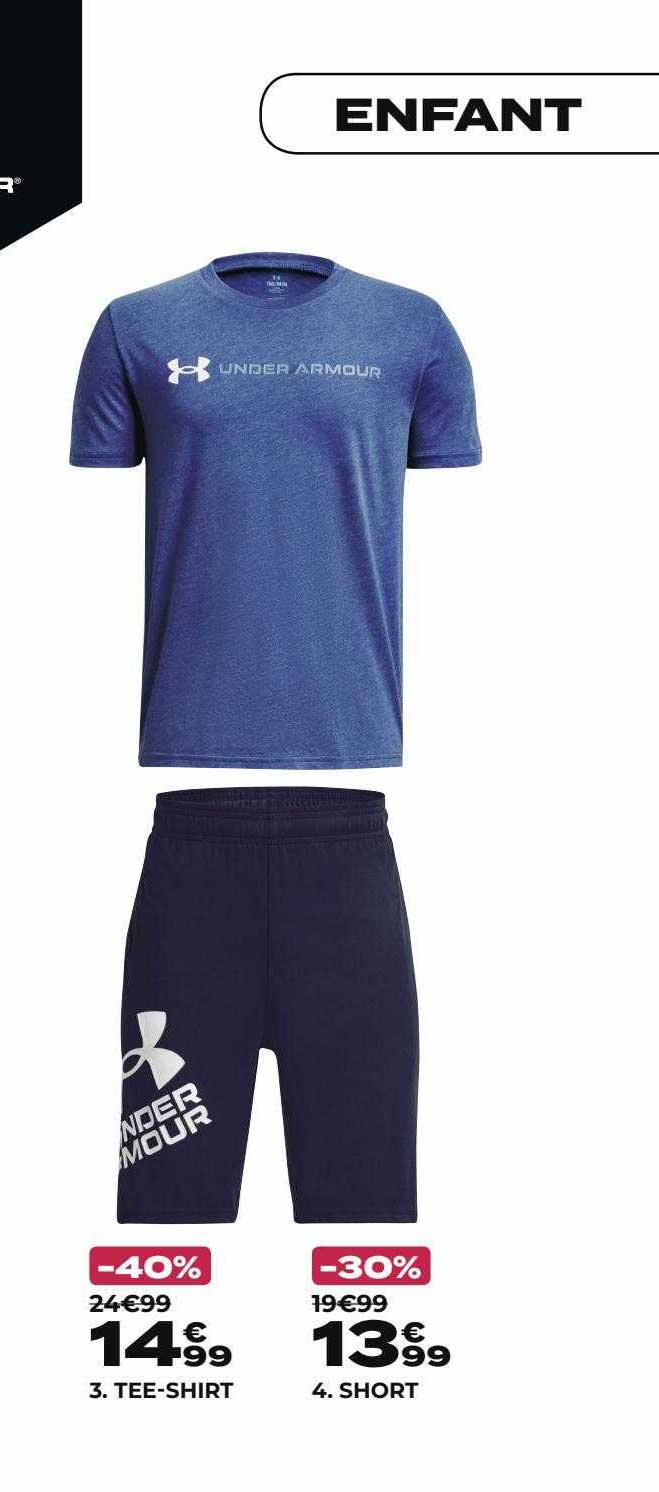 tee-shirt under armour, short under armour