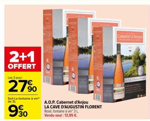 a.o.p. cabernet d'anjou la cave d'augustin florent