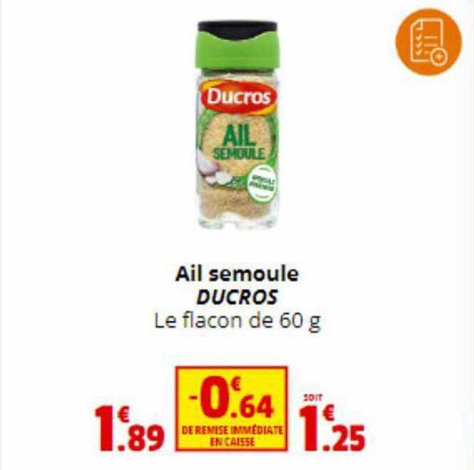 Ail Semoule Ducros