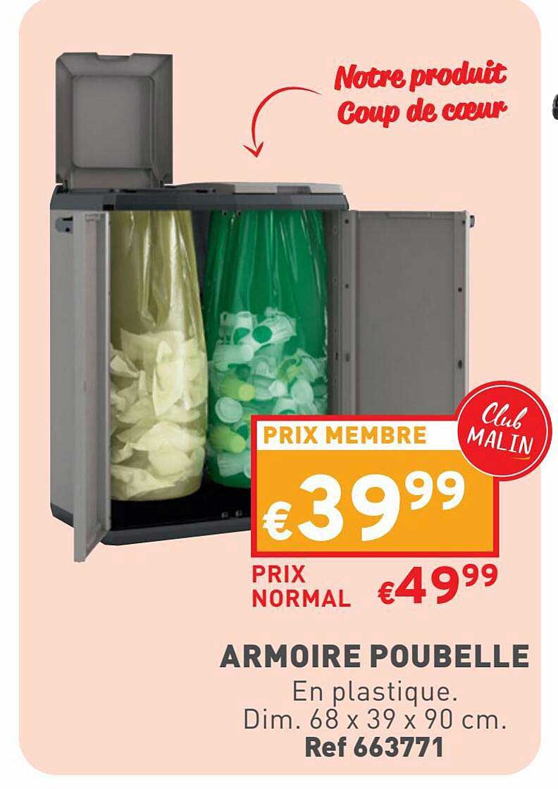 Armoire Poubelle