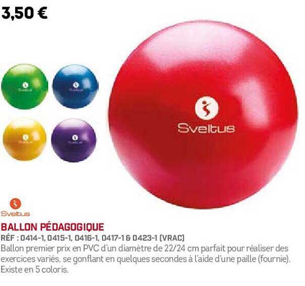 ballon pédagogique sveltus