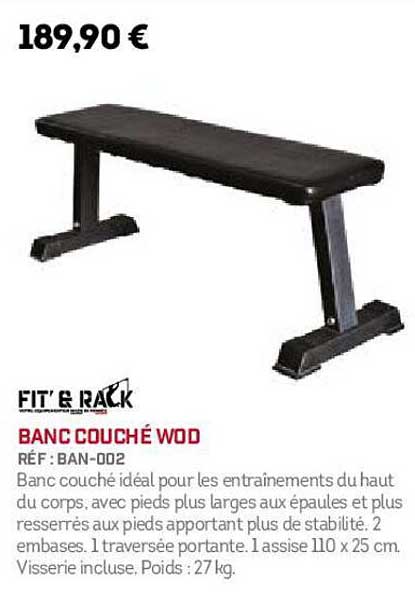 banc couché wod fit' & rack