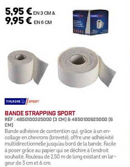 bande strapping sport