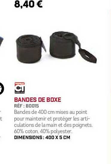 bandes de boxe