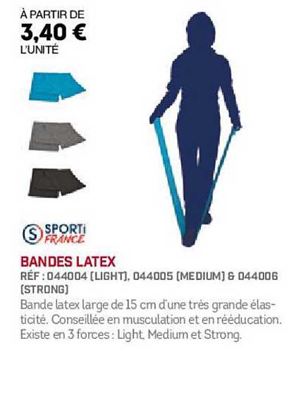 Bandes Latex Sporti France