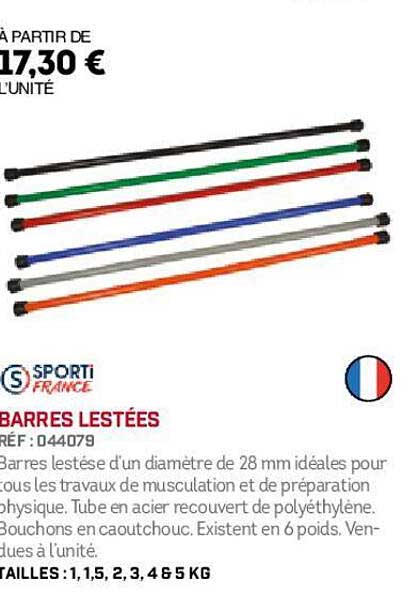 barres lestées sporti france