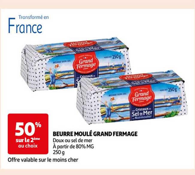 beurre moulé grand fermage