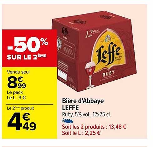 Bière D'abbaye Leffe