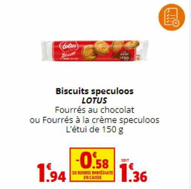 Biscuits Speculoos Lotus