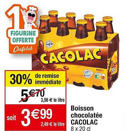 Boisson Chocolatée Cacolac
