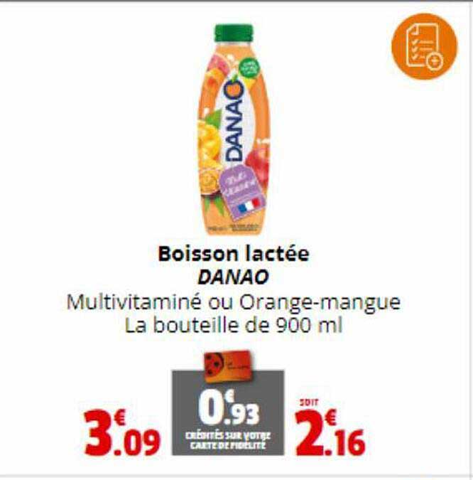boisson lactée danao
