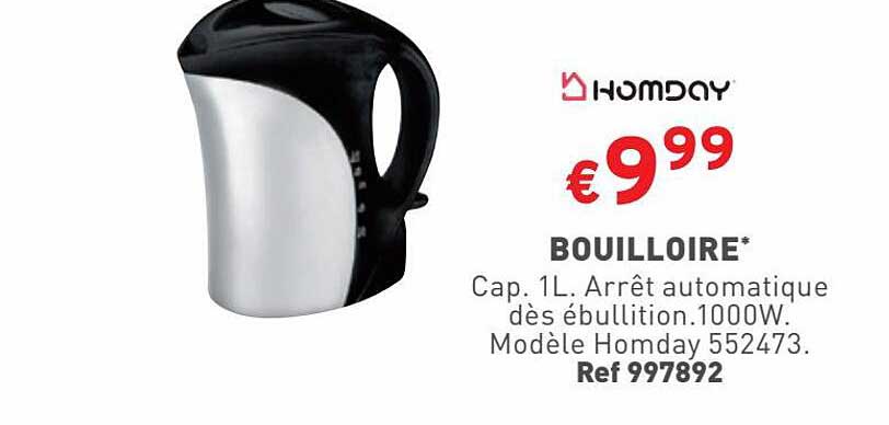 Bouilloire Homday
